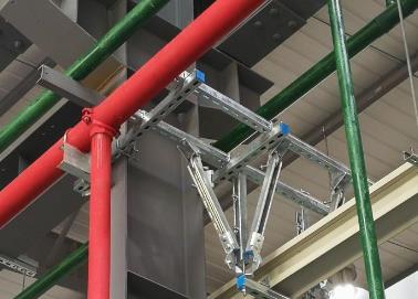 福田该抗震支架的整体式支吊架结构协调性好